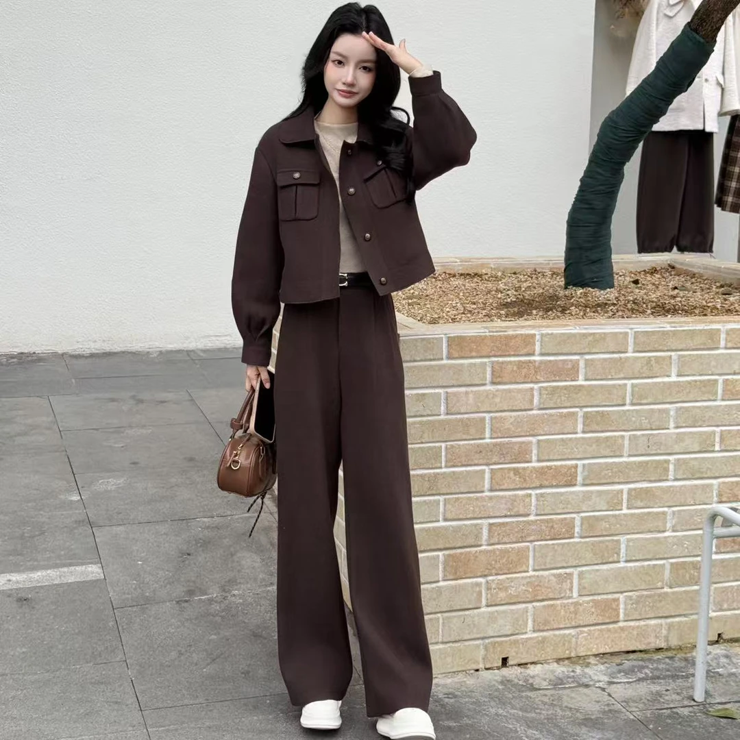 【加棉两件套】2025新款时尚套装秋季西装时尚上衣显瘦休闲气质