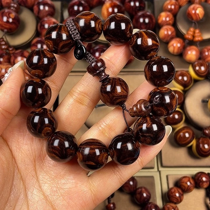 花梨木类柯1.8尺寸花梨手串