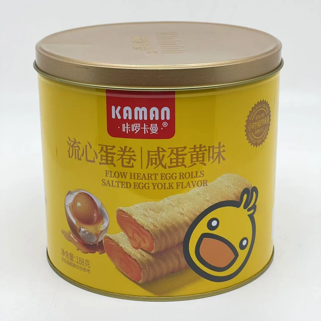 流心蛋卷 咸蛋黄味188g/罐