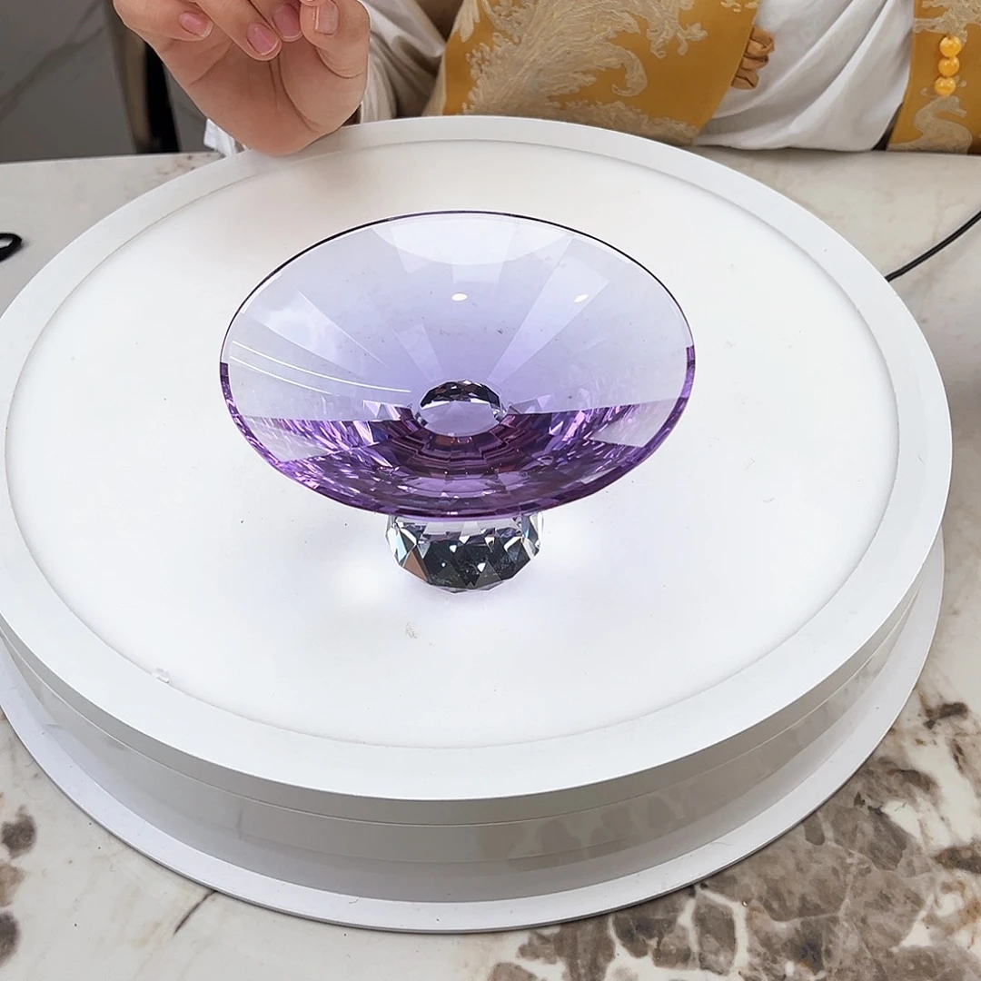 茶盏琉璃水晶坚果盘