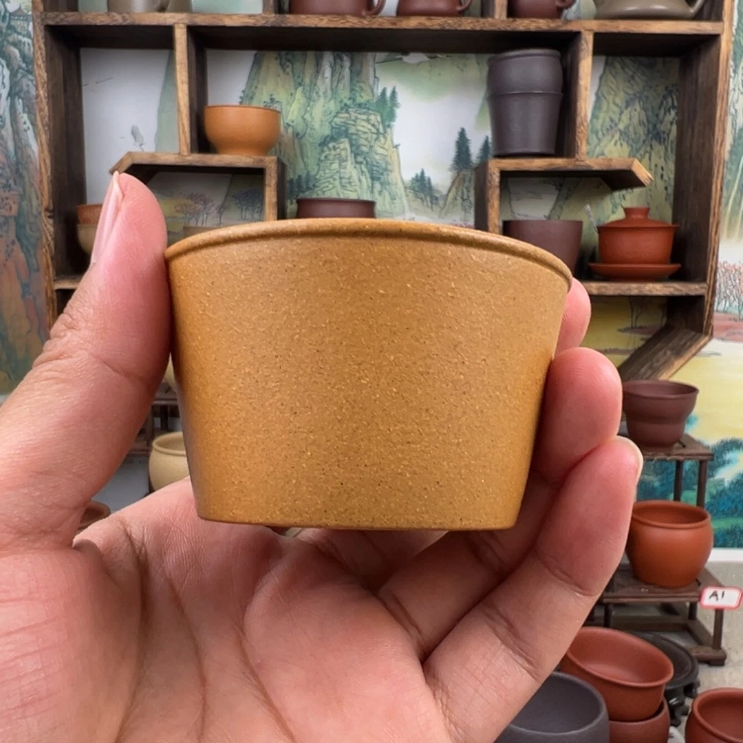 茶杯紫砂拙器甄选，纯原本矿。