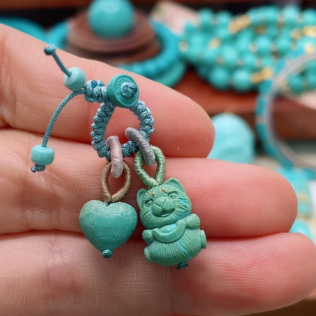 绿松石未镶嵌珠宝半成品