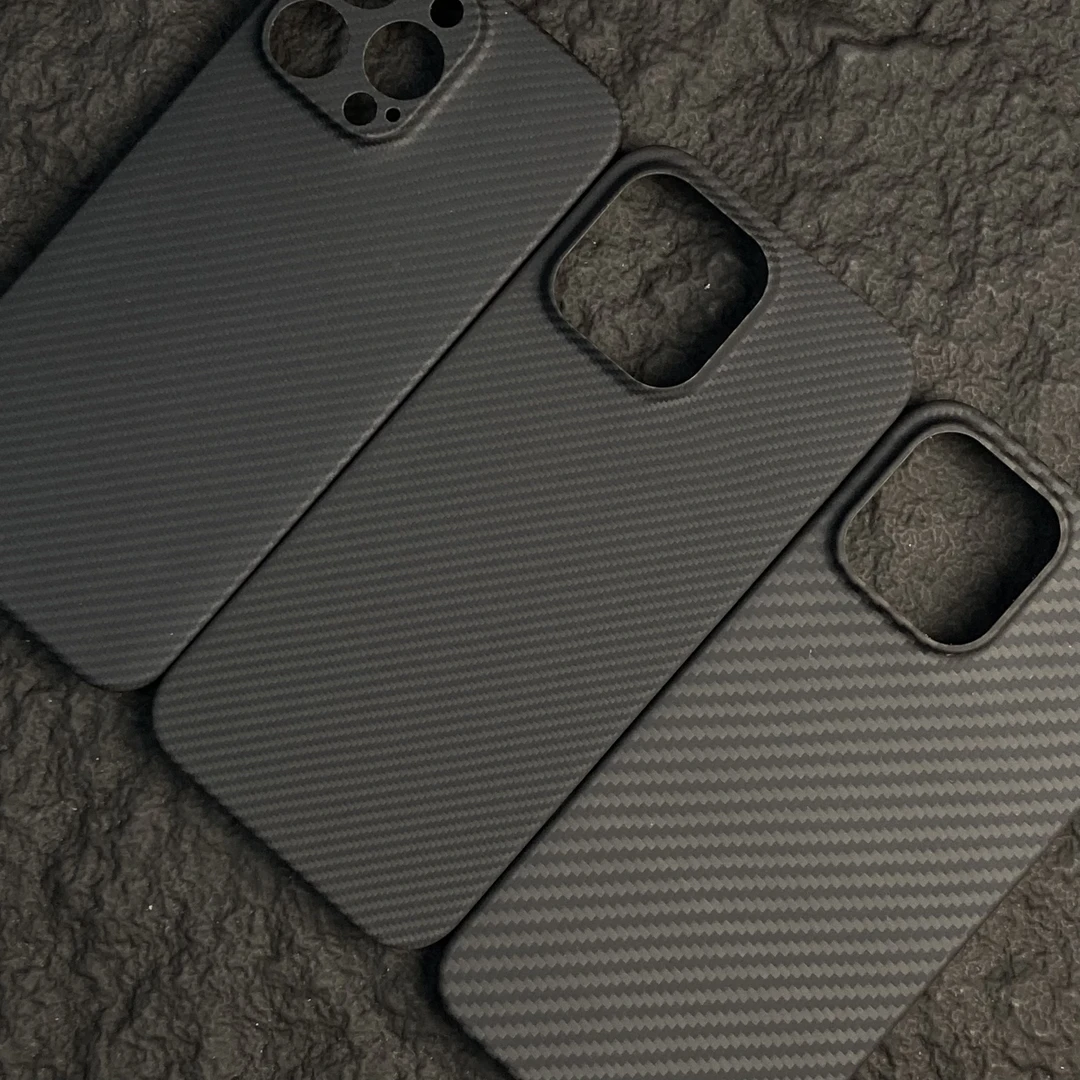 适用于凯夫拉iPhone16Pro芳纶纤维细纹磁吸IPhone16PM超薄手机壳