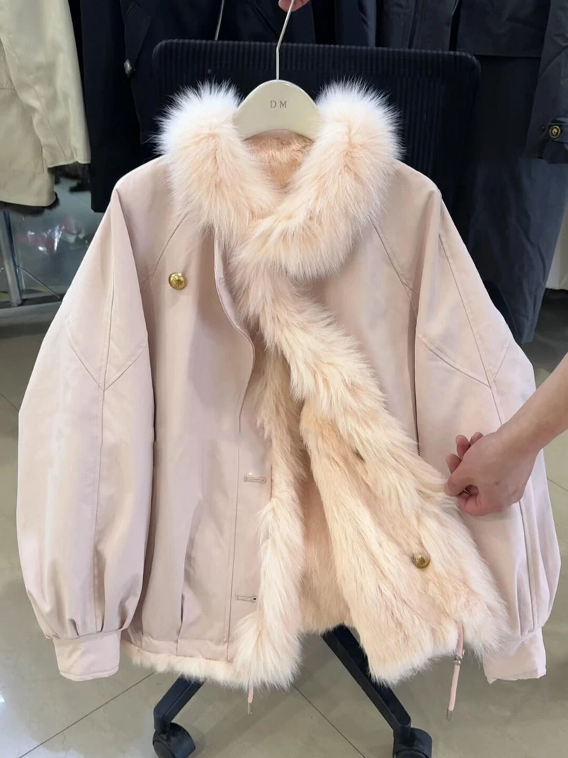 2026冬季新款保暖冬装加厚小个子单面穿巨好看派克服棉服外套女