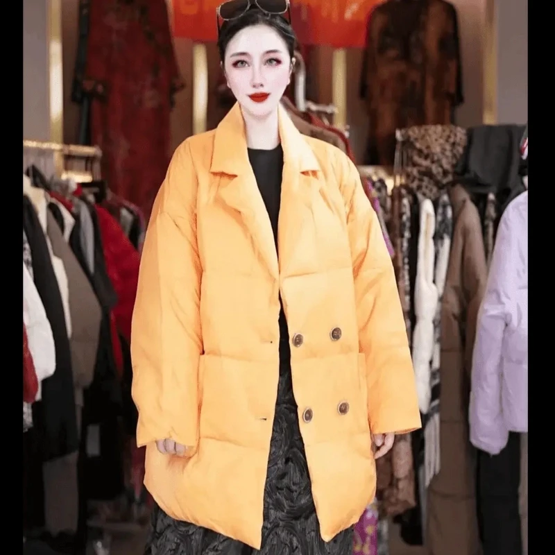 【羽绒】冬季百搭时尚潮流休闲气质显瘦轻奢女款羽绒服2139