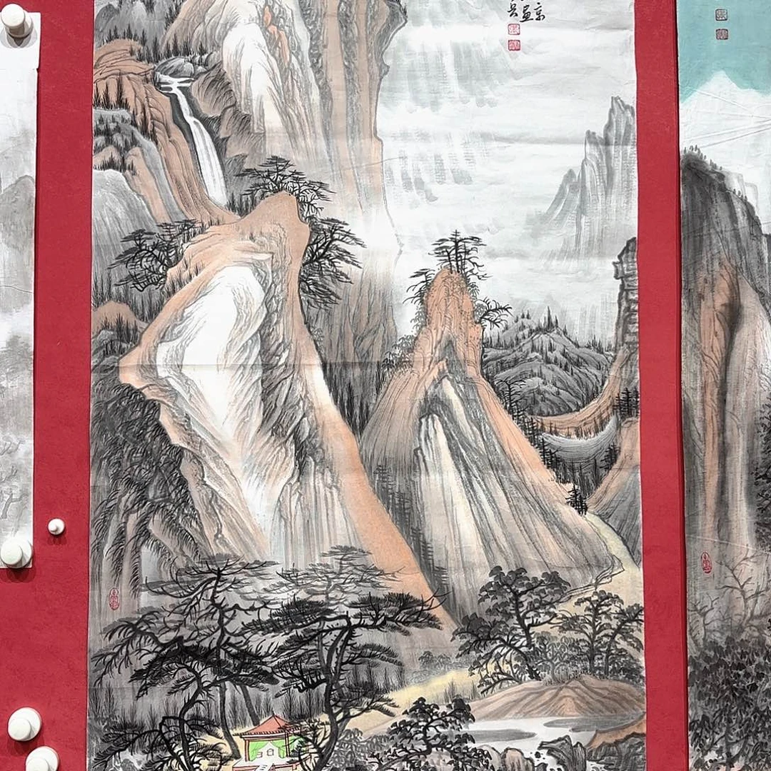 横款精品书画作品