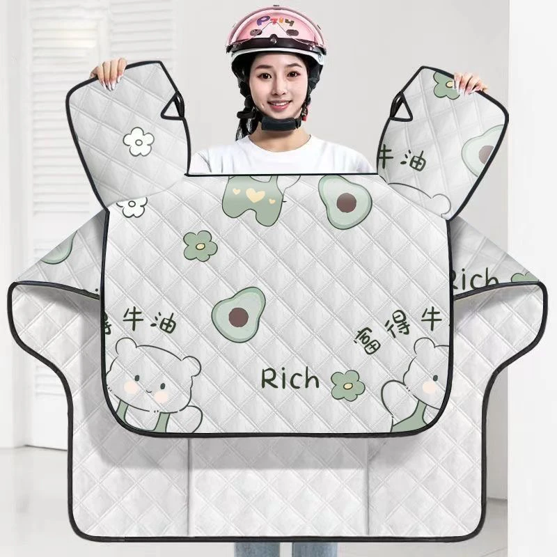 电动车挡风被夏季防晒罩薄款防水电瓶摩托车防雨电车【暖暖专属】