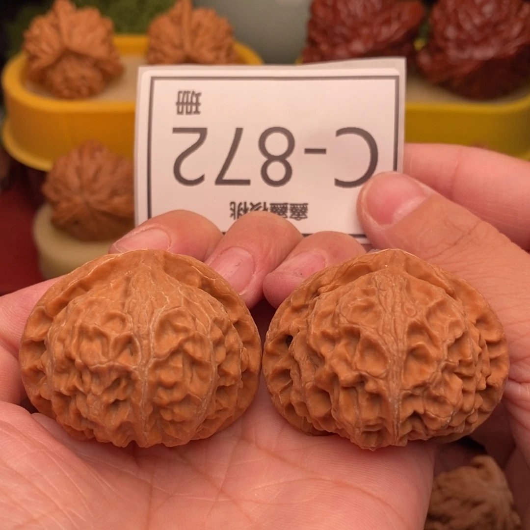 桃核把件宫灯42…..