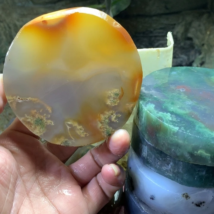 沙***洲定制玛瑙天然玛瑙手镯