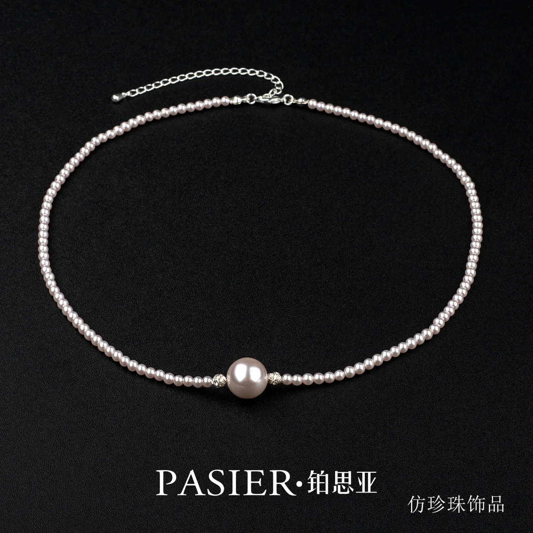 铜合金亚克力项链  铂思亚 项链 [月华] 项链 BD7272