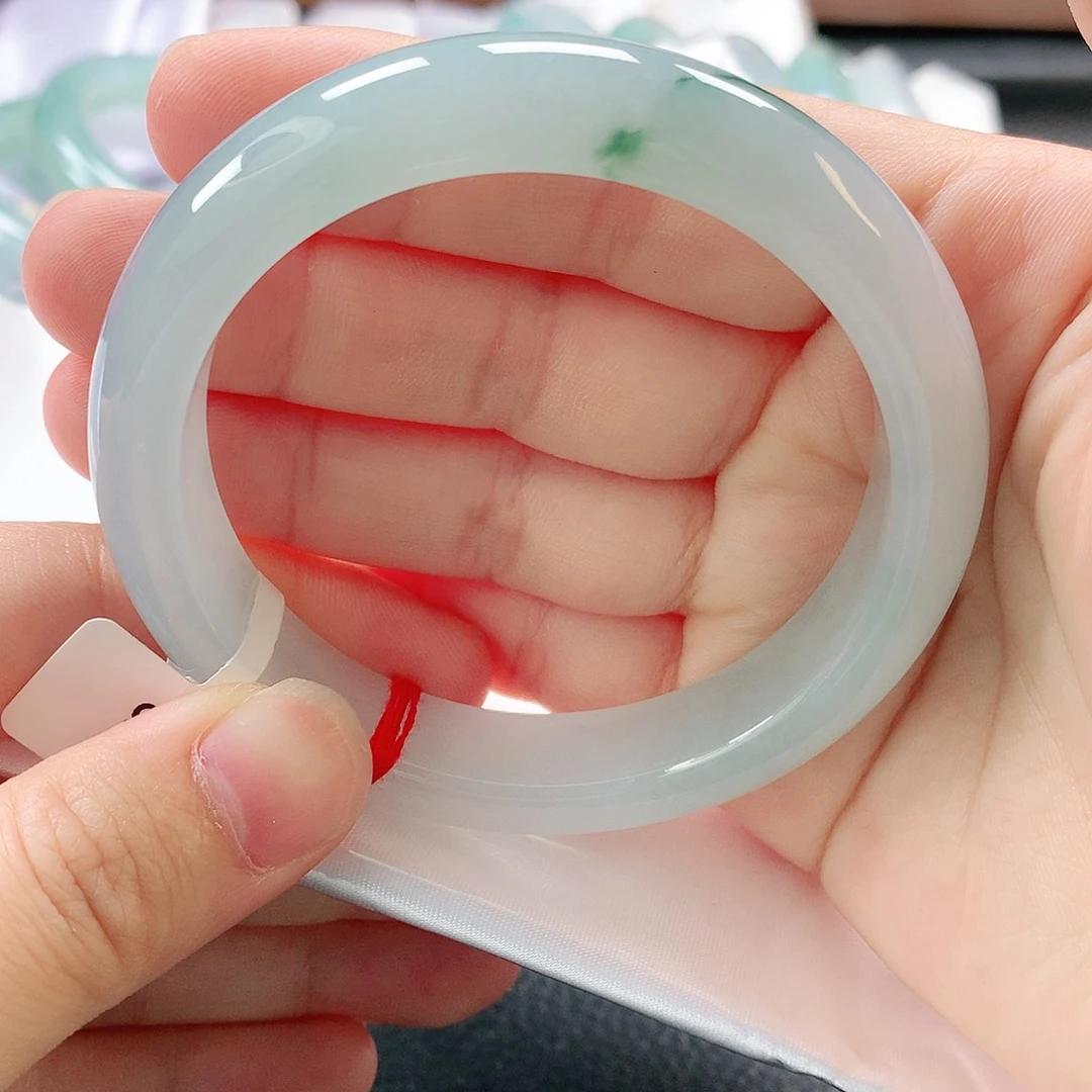 翡翠未镶嵌手镯缅甸天然翡翠手镯