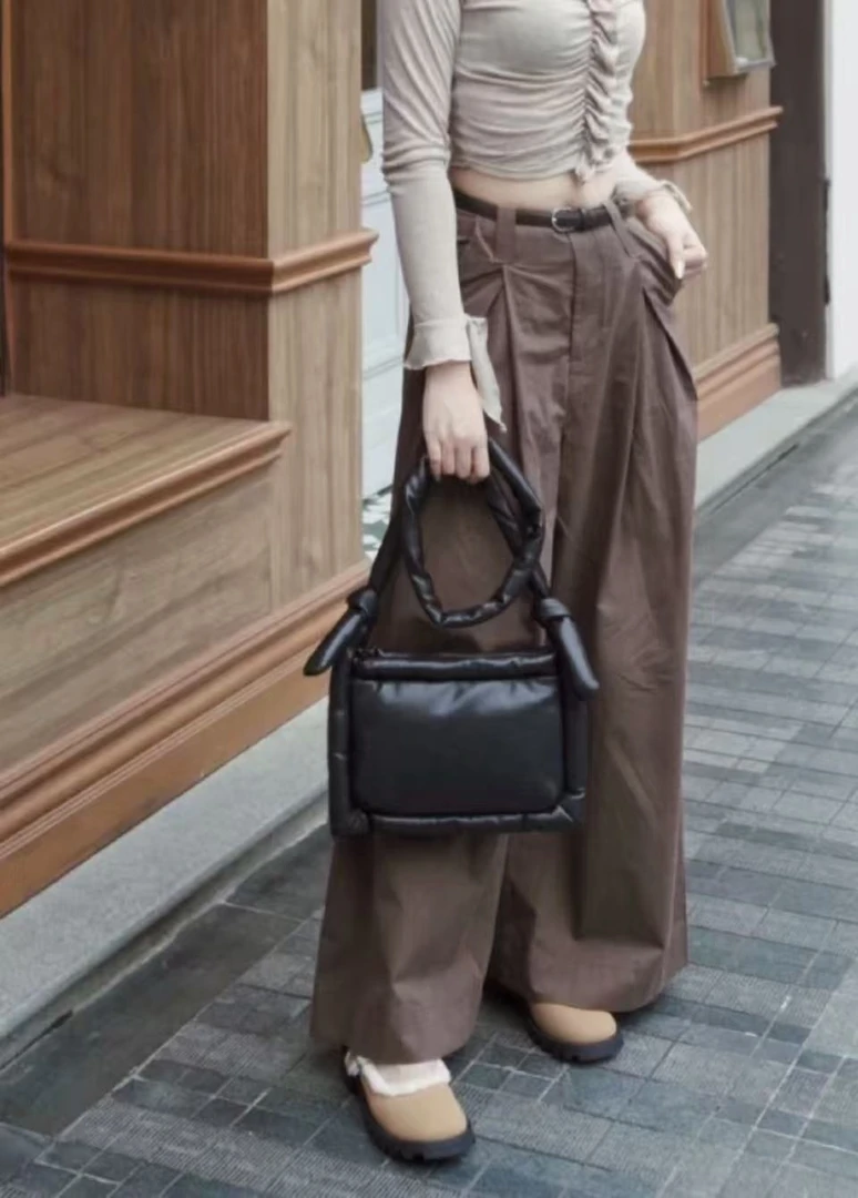 CHARLES&KEITH  80782244乌黑亮色M女士单肩手提包