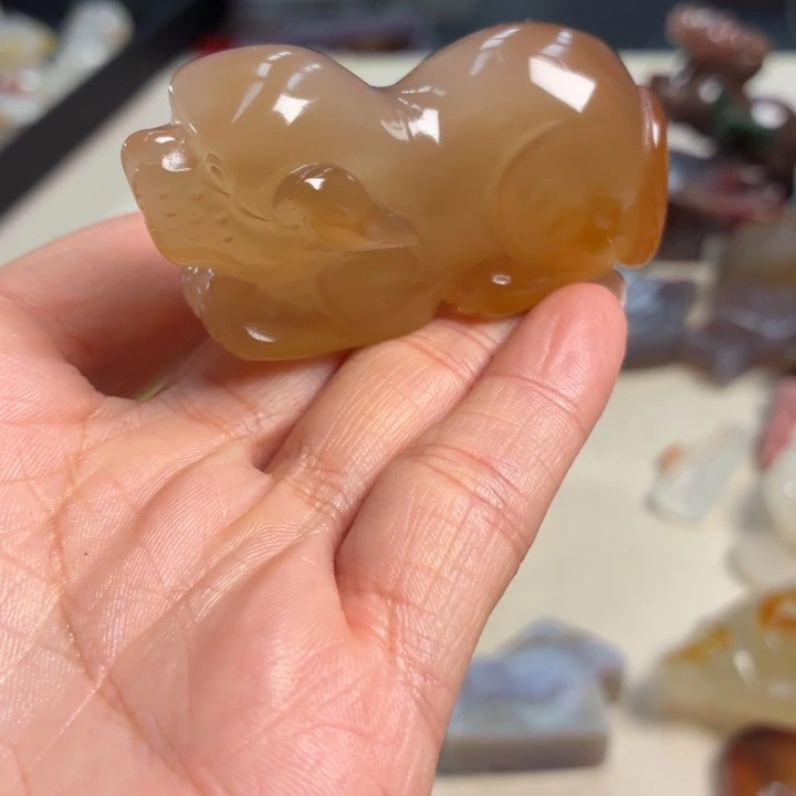 玛瑙/玉髓未镶嵌吊坠(不含链)