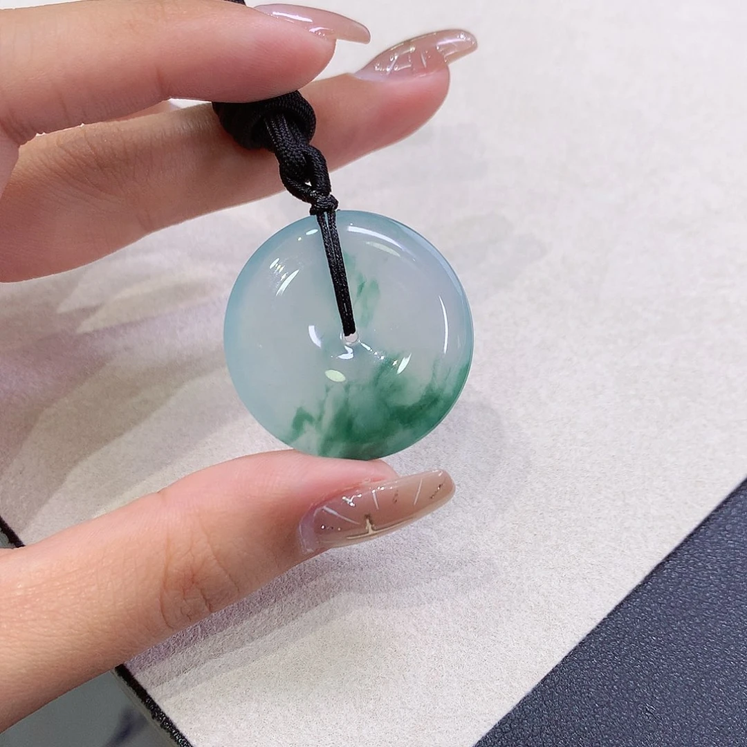 翡翠未镶嵌吊坠(不含链)30.1-6.5