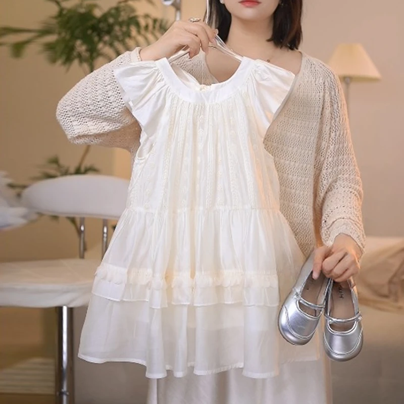 女童飞袖连衣裙夏季2025新款潮儿童度假风裙子夏装女孩公主裙洋气