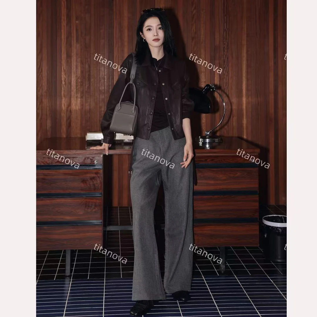 【苧不凡】实穿主义｜秋季新款时尚直筒裤立体剪裁休闲裤N5KZ0715