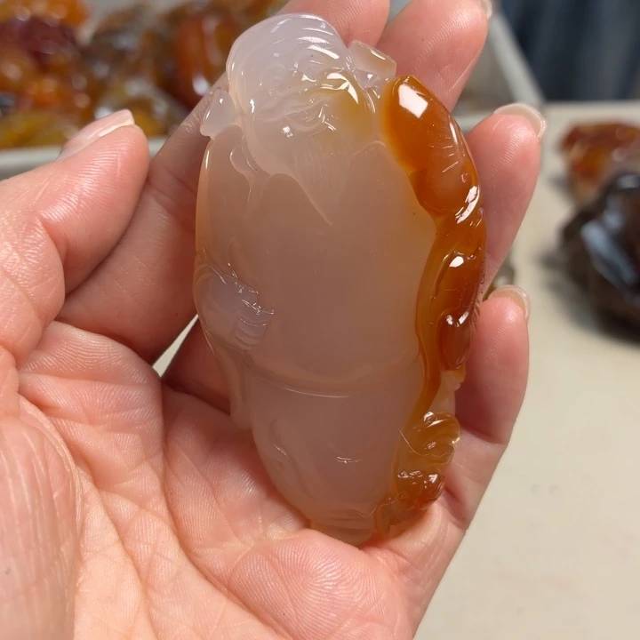 玛瑙/玉髓未镶嵌吊坠(不含链)