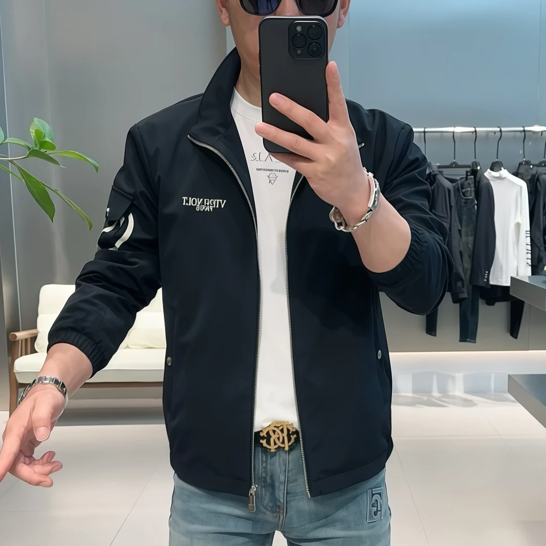 【VG轻奢】2025秋季高品质手臂口袋时尚设计百搭夹克外套8278