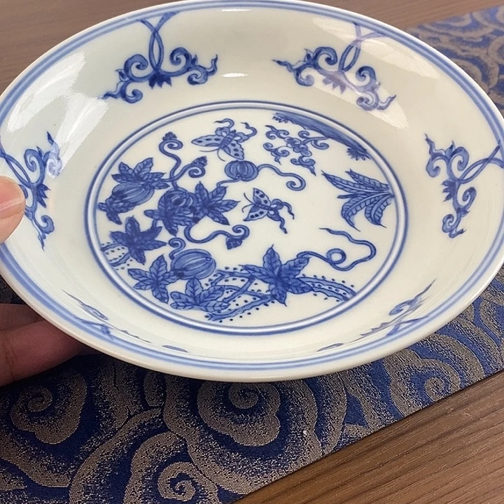 盖碗微瑕景德镇陶瓷壶承