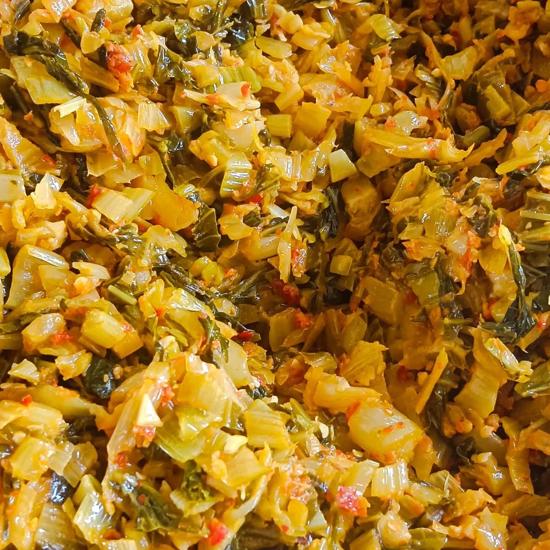 安庆农家老白菜菜心腌白菜