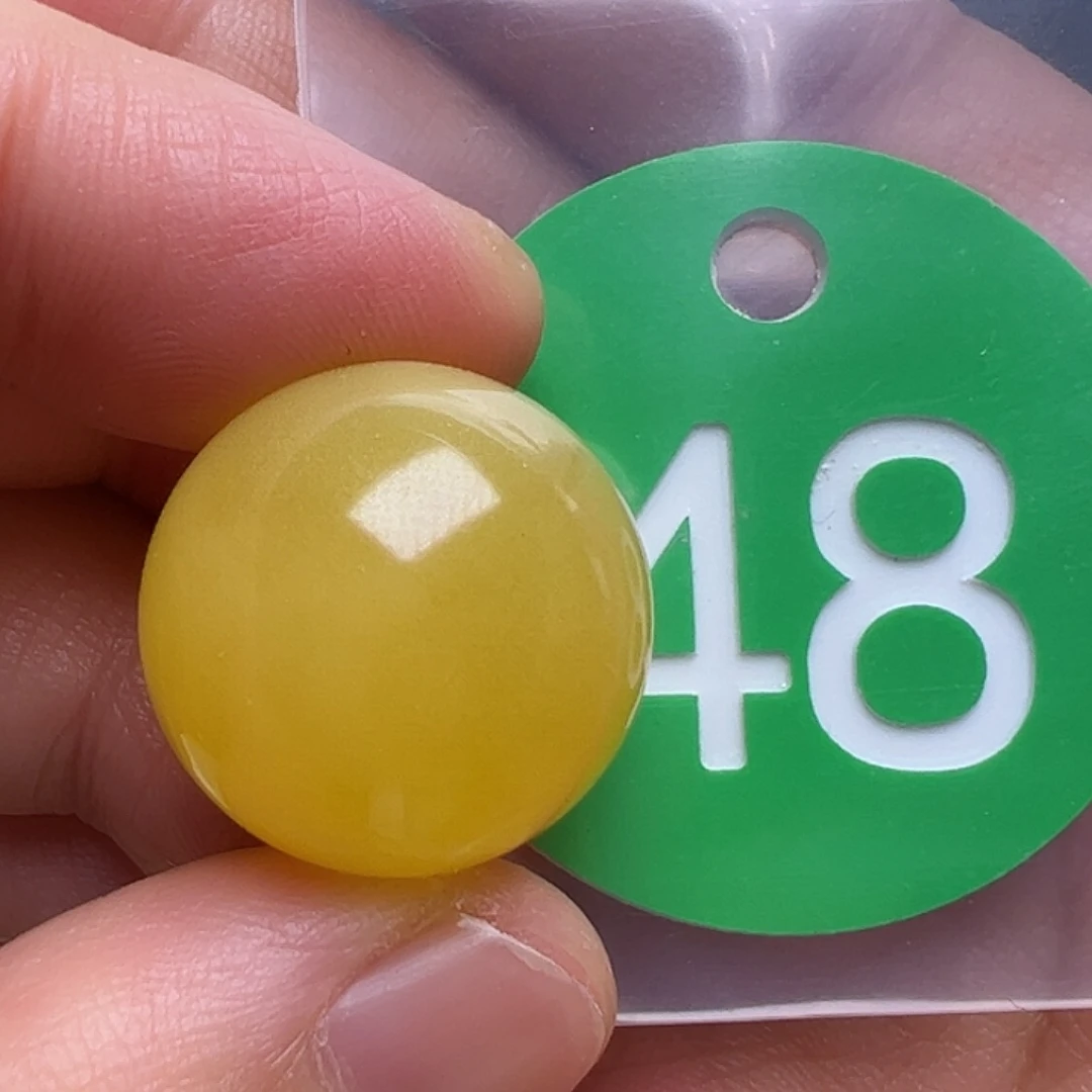 蜜蜡未镶嵌珠宝奇石19m m