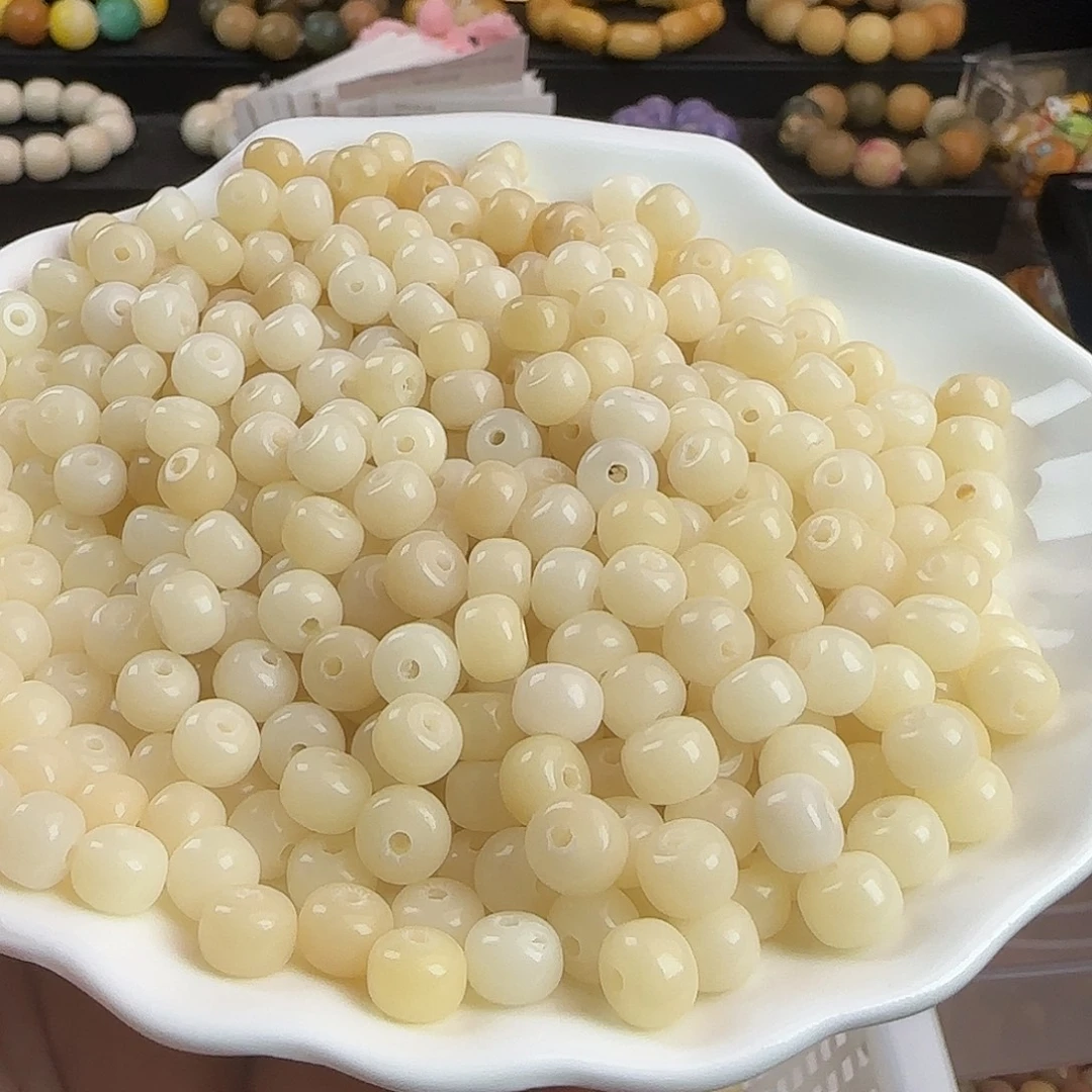 手串菩提根/象牙果卡8奶黄桶100颗卡牌➕100颗