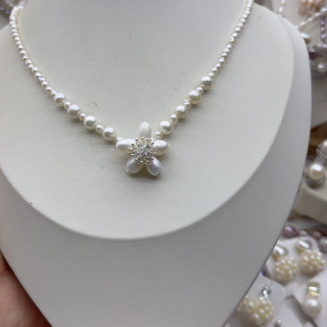 淡水珍珠未镶嵌颈饰