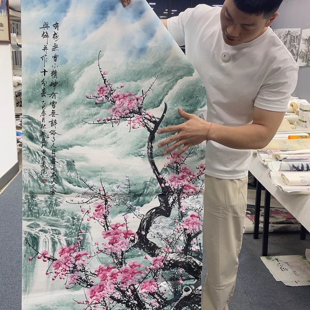 国画纯手绘字画宣纸