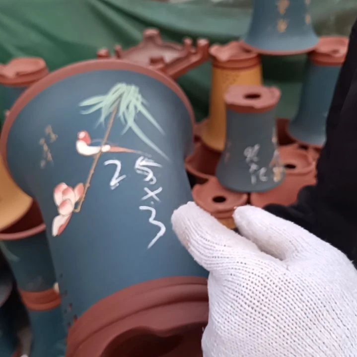 紫砂花盆紫砂花盆