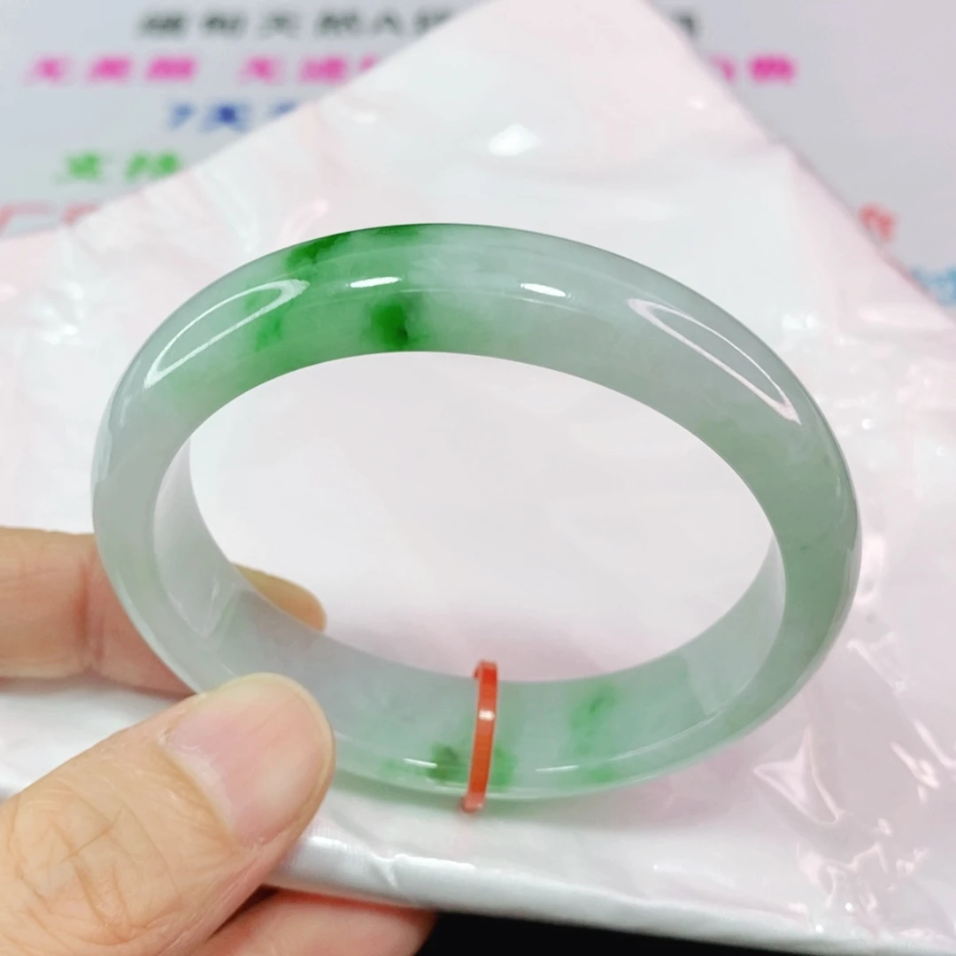 未镶嵌手镯翡翠54.6圈口贵妃