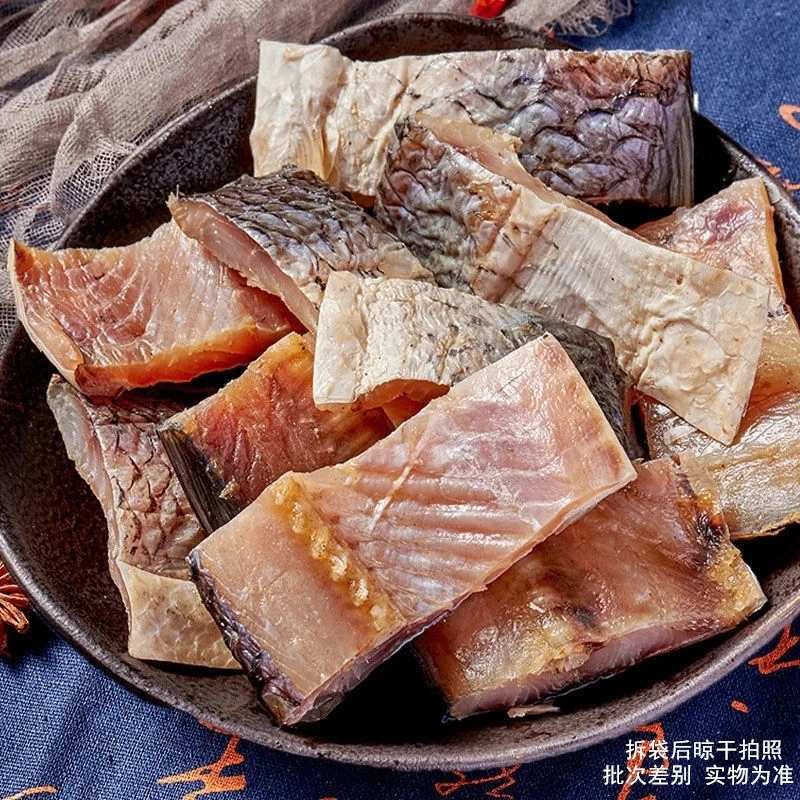 湖北风干鱼腊鱼块腌制鱼糍粑鱼可红烧腊鱼日晒腊味咸香 半干半湿