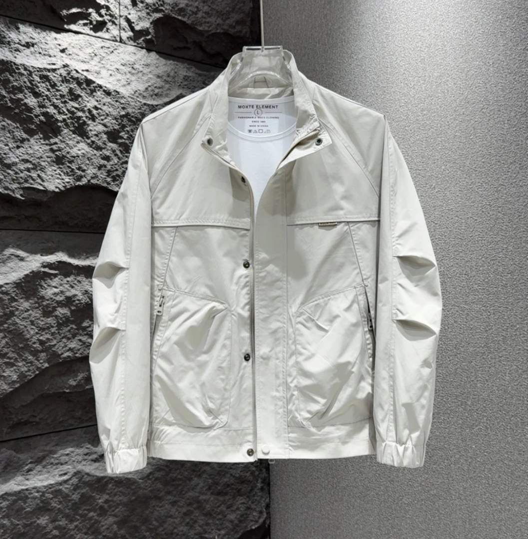 2025男士秋季新款休闲户外潮流翻领外套2606