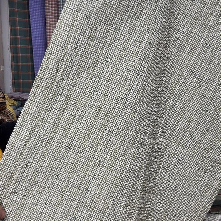 棉绿色水洗棉枕巾