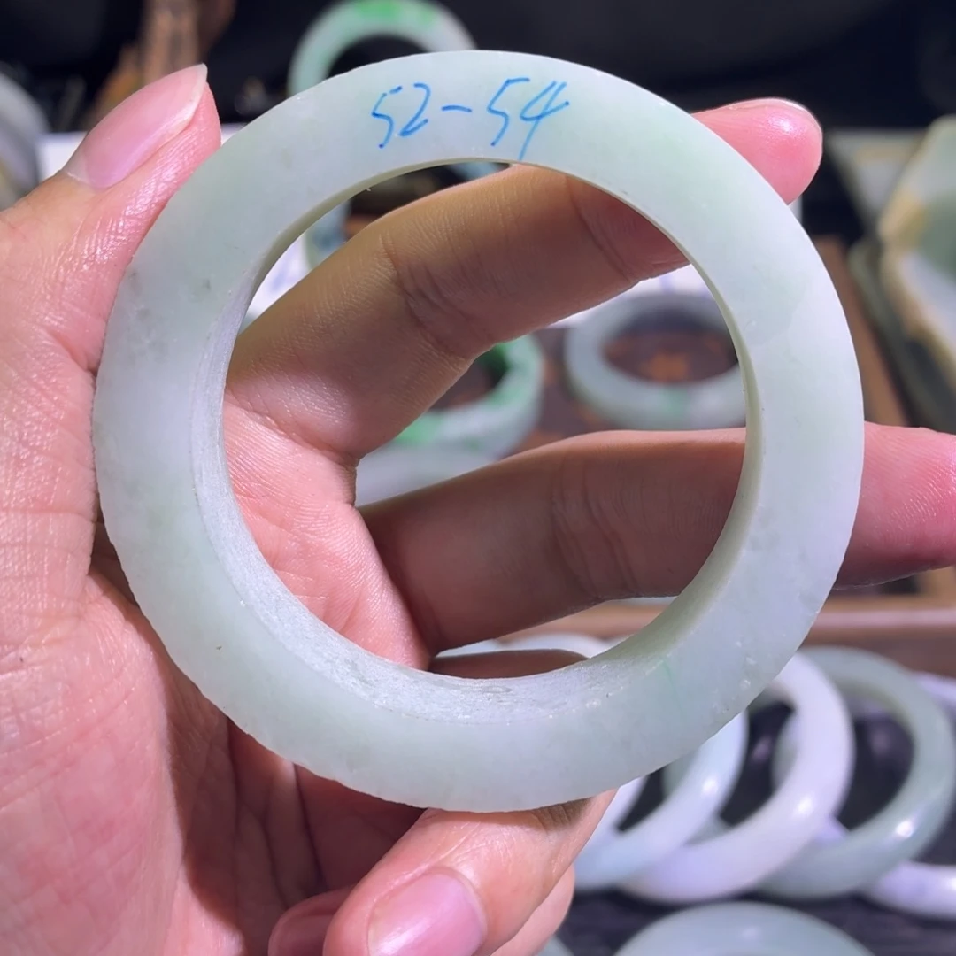 定制翡翠未镶嵌天然纹理随机，追求完美者慎拍