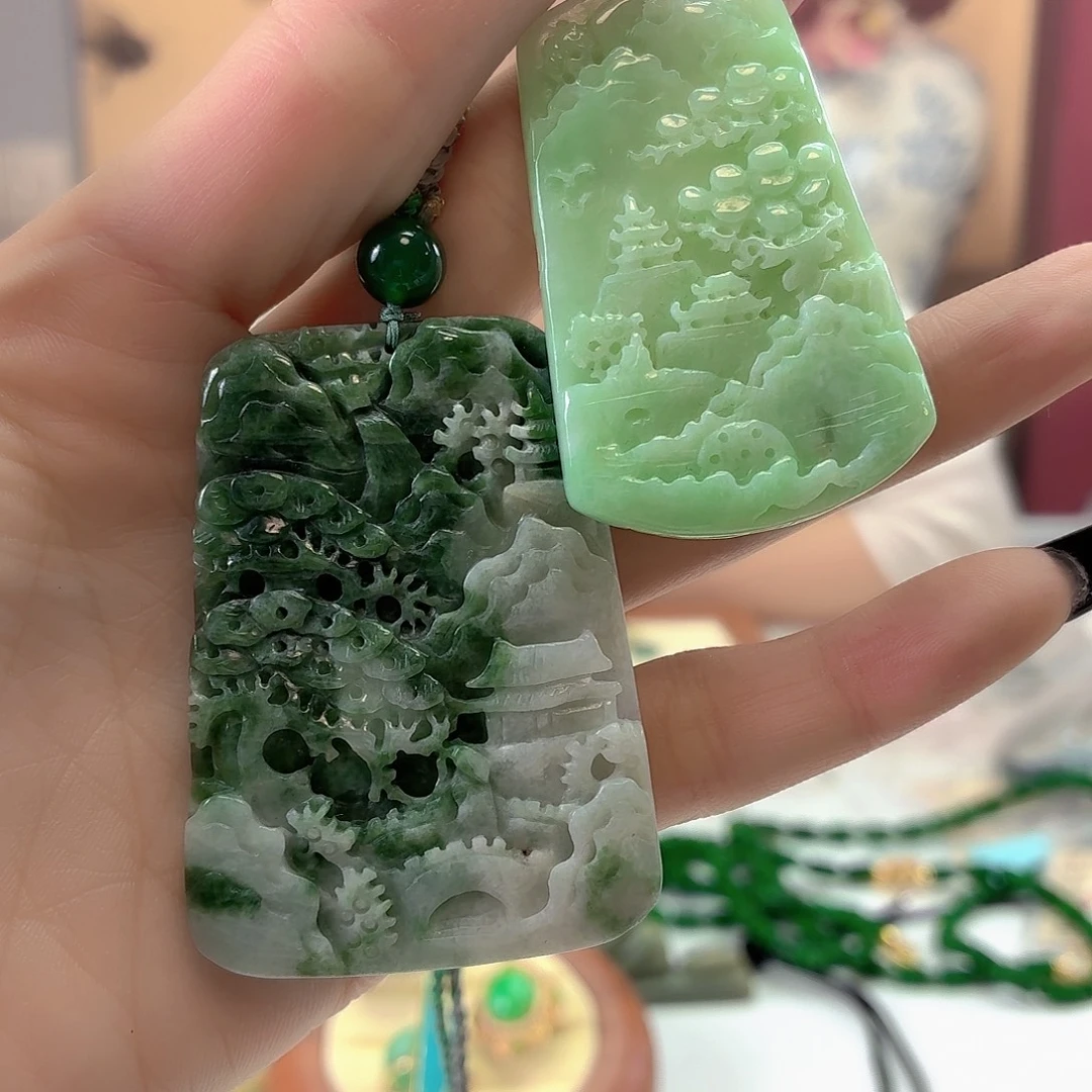 翡翠未镶嵌颈饰翡翠