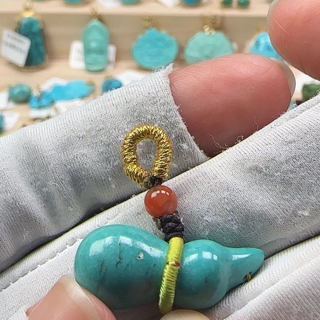 绿松石未镶嵌吊坠(不含链)