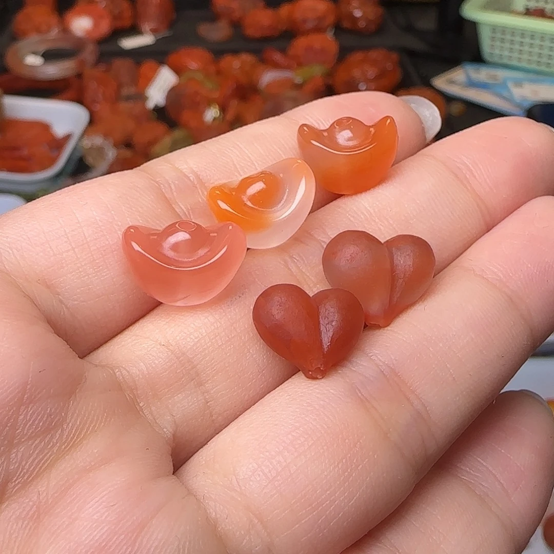 多***米南红玛瑙未镶嵌吊坠(不含链)