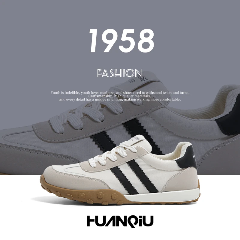 环球德训鞋子男款2025秋季新款男鞋时尚百搭潮鞋休闲鞋运动鞋