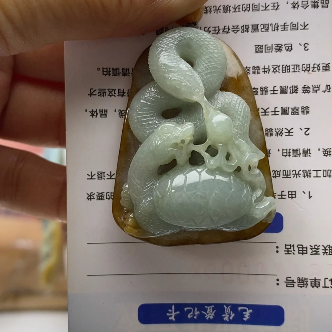 翡翠未镶嵌颈饰好