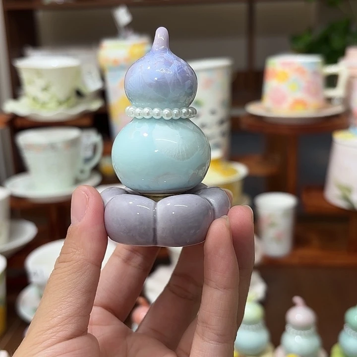 手绘高温釉下彩创意陶瓷