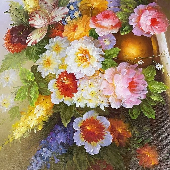 油画恭喜嘻嘻仔仔细细