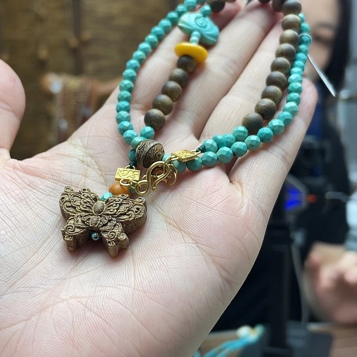 绿松石未镶嵌手链项链