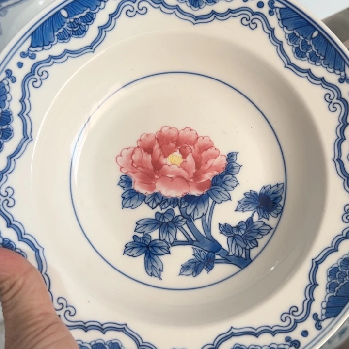 壶八寸手绘深盘一个陶瓷