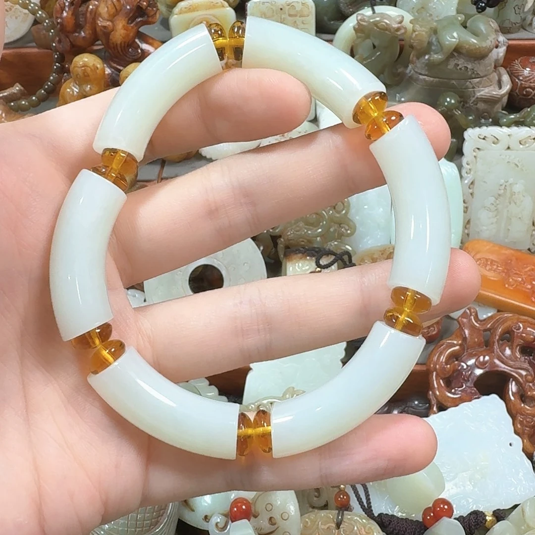 和田玉未镶嵌把件用****3