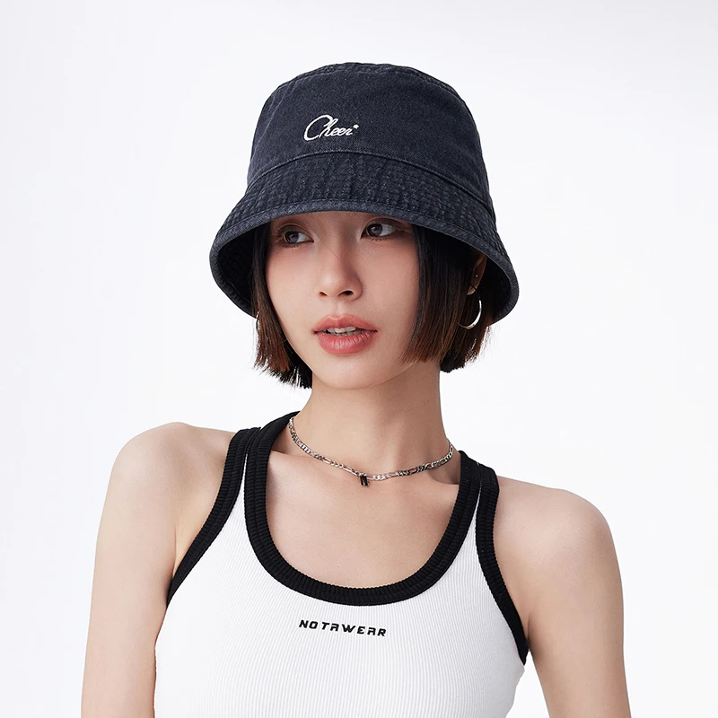 FANCET凡饰遮阳渔夫帽女夏季防晒可折叠帽子XD95161