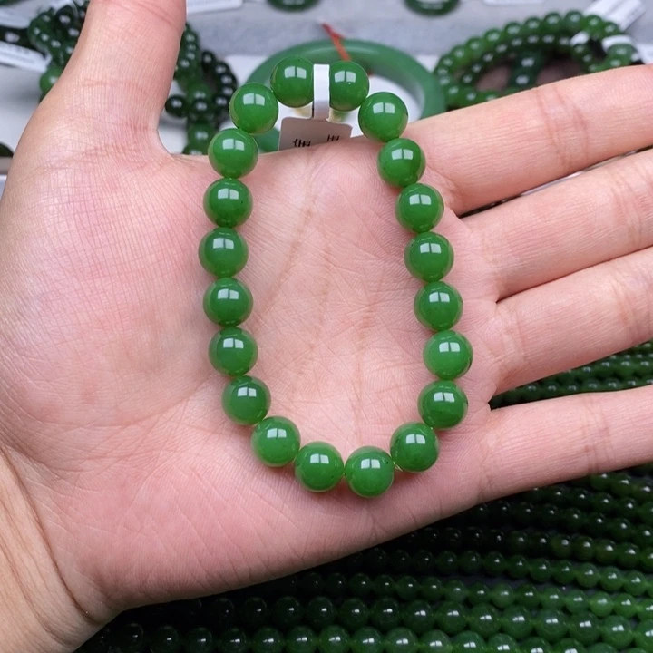 未镶嵌手串和田玉（碧玉）杜*鑫