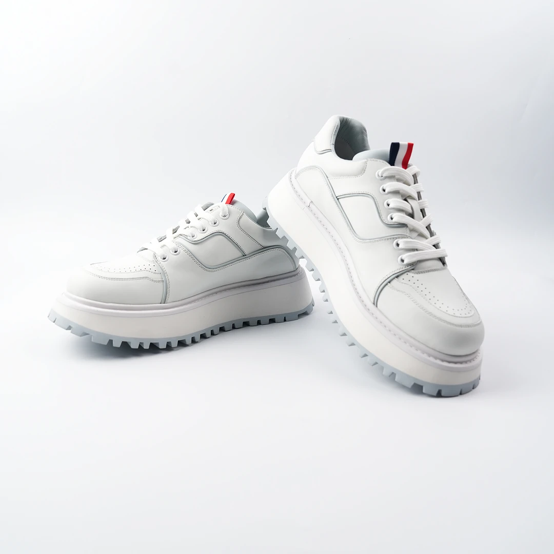 【帅帅虎】LEIZILEI手工鞋秋冬时尚轻奢百搭潮鞋透气休闲厚底增高鞋