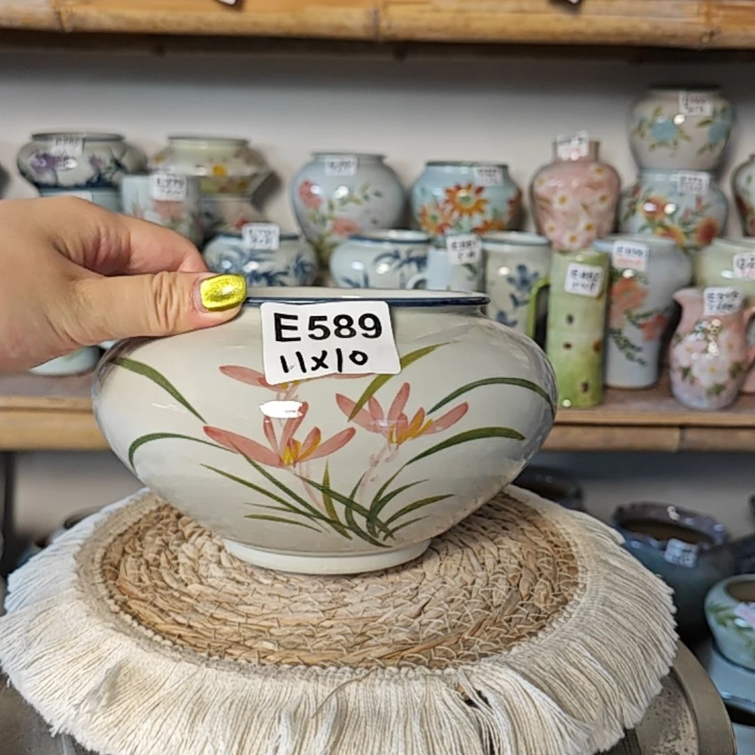 有孔 景德镇手绘E589