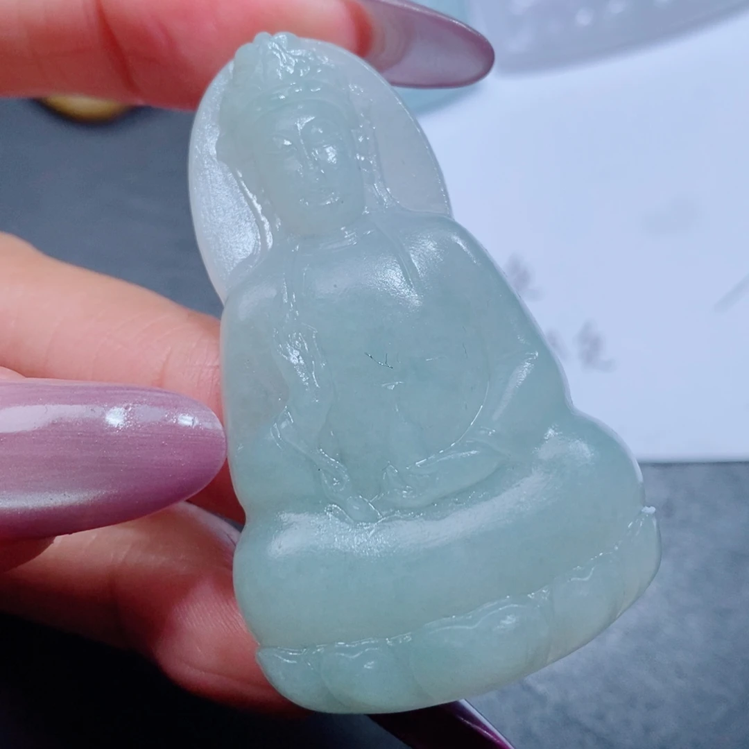 定制翡翠未镶嵌吊坠