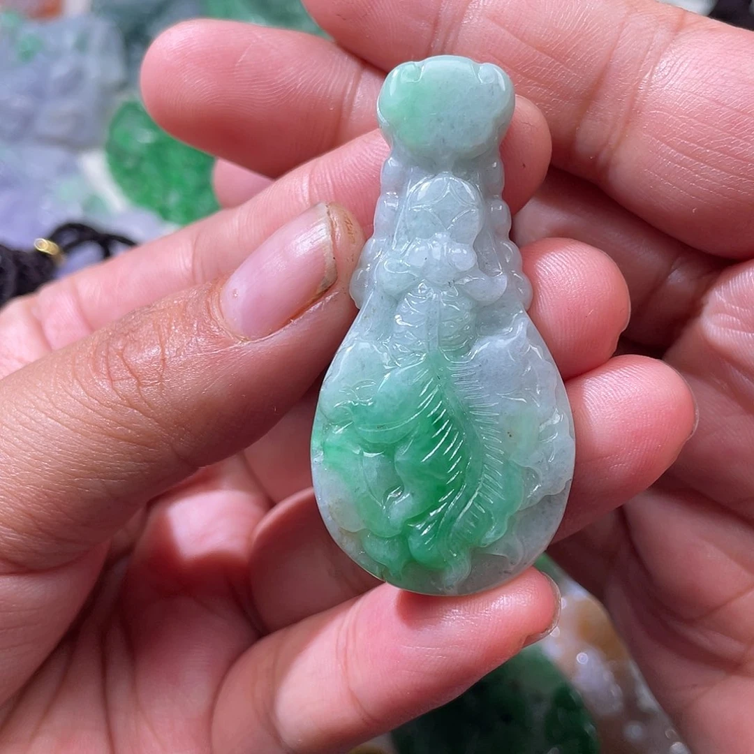 颈饰未镶嵌翡翠翡玉缘翡翠